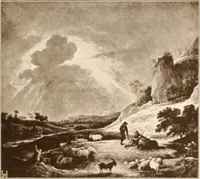 An illustration from Illustrated catalogue of the sixth series of 100 paintings by old masters of the Dutch, Flemish, Italian, French, and English schools : being a portion of the Sedelmeyer Gallery which contains over 1500 original pictures by ancient and modern artists (1900)