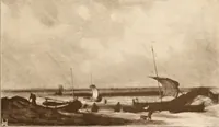 An illustration from Illustrated catalogue of the sixth series of 100 paintings by old masters of the Dutch, Flemish, Italian, French, and English schools : being a portion of the Sedelmeyer Gallery which contains over 1500 original pictures by ancient and modern artists (1900)