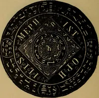 An illustration from The sixth and seventh books of Moses ... the wonderful magical and spirit arts of Moses and Aaron (1910)