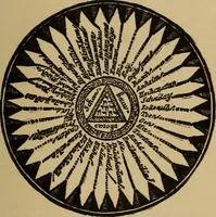 An illustration from The sixth and seventh books of Moses ... the wonderful magical and spirit arts of Moses and Aaron (1910)
