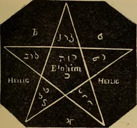 An illustration from The sixth and seventh books of Moses ... the wonderful magical and spirit arts of Moses and Aaron (1910)