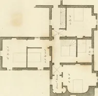 An illustration from Architectural sketches for cottages, rural dwellings, and villas, in the Grecian, Gothic, and fancy styles, with plans : suitable to persons of genteel life and moderate fortune : preceded by some observations on scenery and character proper for picturesque buildings (1815)