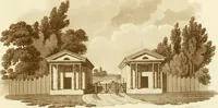 Picture 5 of 31 from Sketches in architecture : consisting of original designs for cottages and rural dwellings, suitable to persons of moderate fortune, and for convenient retirement : with plans and appropriate scenery to each : on twenty plates : with some general observations (1807), leaf 32