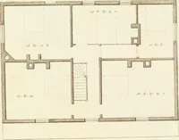 An illustration from Sketches in architecture : consisting of original designs for cottages and rural dwellings, suitable to persons of moderate fortune, and for convenient retirement : with plans and appropriate scenery to each : on twenty plates : with some general observations (1807)