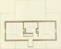 An illustration from Sketches in architecture : consisting of original designs for cottages and rural dwellings, suitable to persons of moderate fortune, and for convenient retirement : with plans and appropriate scenery to each : on twenty plates : with some general observations (1807)