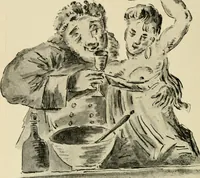 An illustration from Skämtbilden och dess historia i konsten (1910)