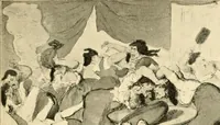An illustration from Skämtbilden och dess historia i konsten (1910)