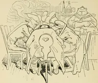 An illustration from Skämtbilden och dess historia i konsten (1910)