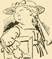 An illustration from Skämtbilden och dess historia i konsten (1910)