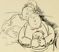An illustration from Skämtbilden och dess historia i konsten (1910)