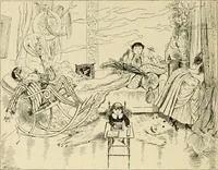 An illustration from Skämtbilden och dess historia i konsten (1910)