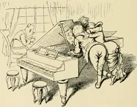 An illustration from Skämtbilden och dess historia i konsten (1910)