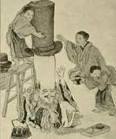 An illustration from Skämtbilden och dess historia i konsten (1910)