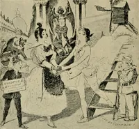 An illustration from Skämtbilden och dess historia i konsten (1910)