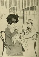 An illustration from Skämtbilden och dess historia i konsten (1910)