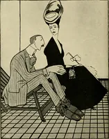 An illustration from Skämtbilden och dess historia i konsten (1910)