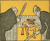 An illustration from Skämtbilden och dess historia i konsten (1910)