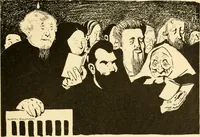 An illustration from Skämtbilden och dess historia i konsten (1910)