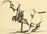 An illustration from Skämtbilden och dess historia i konsten (1910)