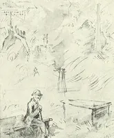 An illustration from The Slade; a collection of drawings and some pictures done by past and present students of the London Slade School of Art, MDCCCXCIII-MDCCCVII (1907)