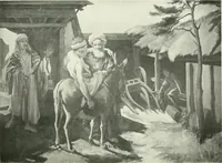 An illustration from The Slade; a collection of drawings and some pictures done by past and present students of the London Slade School of Art, MDCCCXCIII-MDCCCVII (1907)