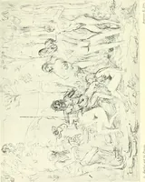 An illustration from The Slade; a collection of drawings and some pictures done by past and present students of the London Slade School of Art, MDCCCXCIII-MDCCCVII (1907)