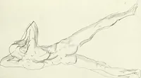An illustration from The Slade; a collection of drawings and some pictures done by past and present students of the London Slade School of Art, MDCCCXCIII-MDCCCVII (1907)