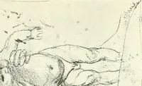 An illustration from The Slade; a collection of drawings and some pictures done by past and present students of the London Slade School of Art, MDCCCXCIII-MDCCCVII (1907)