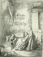 An illustration from The Slade; a collection of drawings and some pictures done by past and present students of the London Slade School of Art, MDCCCXCIII-MDCCCVII (1907)
