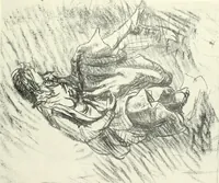 An illustration from The Slade; a collection of drawings and some pictures done by past and present students of the London Slade School of Art, MDCCCXCIII-MDCCCVII (1907)