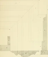 An illustration from Sloan's constructive architecture : a guide to the practical builder and mechanic. In which is contained a series of designs for domes, roofs and spires, with a number of plates showing the interior construction and finish of bays, window shutters, sliding doors, etc., designed expressly for the joiners use; choice examples of the five orders of architecture, selected fromthe most celebrated specimens of antiquity, with the figured dimensions of their height, projection and profile, and their division into parts,; to which is added a number of useful geometrical problems, examples of groins, centering for arches, diagrams of stair lines, with architraves, door mouldings, etc., the whole being accompanied by explanatory text and general essays, to which is appended a copious glossay (1859)