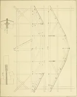 An illustration from Sloan's constructive architecture : a guide to the practical builder and mechanic. In which is contained a series of designs for domes, roofs and spires, with a number of plates showing the interior construction and finish of bays, window shutters, sliding doors, etc., designed expressly for the joiners use; choice examples of the five orders of architecture, selected fromthe most celebrated specimens of antiquity, with the figured dimensions of their height, projection and profile, and their division into parts,; to which is added a number of useful geometrical problems, examples of groins, centering for arches, diagrams of stair lines, with architraves, door mouldings, etc., the whole being accompanied by explanatory text and general essays, to which is appended a copious glossay (1859)