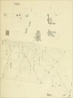 An illustration from Sloan's constructive architecture : a guide to the practical builder and mechanic. In which is contained a series of designs for domes, roofs and spires, with a number of plates showing the interior construction and finish of bays, window shutters, sliding doors, etc., designed expressly for the joiners use; choice examples of the five orders of architecture, selected fromthe most celebrated specimens of antiquity, with the figured dimensions of their height, projection and profile, and their division into parts,; to which is added a number of useful geometrical problems, examples of groins, centering for arches, diagrams of stair lines, with architraves, door mouldings, etc., the whole being accompanied by explanatory text and general essays, to which is appended a copious glossay (1859)