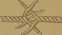 An illustration from Small-boat sailing; an explanation of the management of small yachts, half-decked and open sailing-boats of various rigs; sailing on sea and on river; cruising, etc (1902)