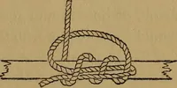 An illustration from Small-boat sailing; an explanation of the management of small yachts, half-decked and open sailing-boats of various rigs; sailing on sea and on river; cruising, etc (1902)