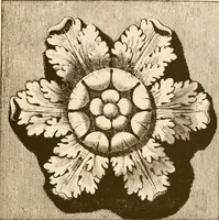 An illustration from A small collection of ancient rosettes as found on Roman monuments (1913)