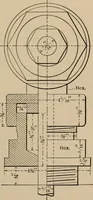 An illustration from Small engines and boilers; a manual of concise and specific directions for the construction of small steam engines and boilers of modern types ... for amateurs and others interested in such work (1899)