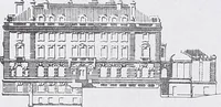 An illustration from Small French buildings; the architecture of town and country, comprising cottages, farmhouses, minor chateaux or manors with their farm groups, small town dwellings, and a few churches (1921)