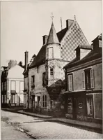 An illustration from Small French buildings; the architecture of town and country, comprising cottages, farmhouses, minor chateaux or manors with their farm groups, small town dwellings, and a few churches (1921)
