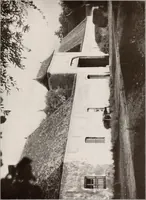 An illustration from Small French buildings; the architecture of town and country, comprising cottages, farmhouses, minor chateaux or manors with their farm groups, small town dwellings, and a few churches (1921)