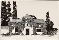 Picture 74 of 181 from Small French buildings; the architecture of town and country, comprising cottages, farmhouses, minor chateaux or manors with their farm groups, small town dwellings, and a few churches (1921), leaf 140