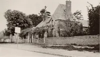 An illustration from Small French buildings; the architecture of town and country, comprising cottages, farmhouses, minor chateaux or manors with their farm groups, small town dwellings, and a few churches (1921)