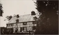 An illustration from Small French buildings; the architecture of town and country, comprising cottages, farmhouses, minor chateaux or manors with their farm groups, small town dwellings, and a few churches (1921)