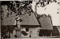 An illustration from Small French buildings; the architecture of town and country, comprising cottages, farmhouses, minor chateaux or manors with their farm groups, small town dwellings, and a few churches (1921)