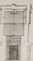 An illustration from Small French buildings; the architecture of town and country, comprising cottages, farmhouses, minor chateaux or manors with their farm groups, small town dwellings, and a few churches (1921)