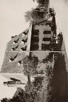 An illustration from Small French buildings; the architecture of town and country, comprising cottages, farmhouses, minor chateaux or manors with their farm groups, small town dwellings, and a few churches (1921)