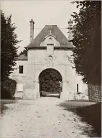 Picture 144 of 181 from Small French buildings; the architecture of town and country, comprising cottages, farmhouses, minor chateaux or manors with their farm groups, small town dwellings, and a few churches (1921), leaf 240