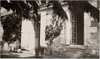 An illustration from Small French buildings; the architecture of town and country, comprising cottages, farmhouses, minor chateaux or manors with their farm groups, small town dwellings, and a few churches (1921)