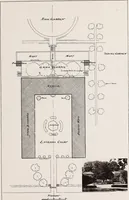 An illustration from Small French buildings; the architecture of town and country, comprising cottages, farmhouses, minor chateaux or manors with their farm groups, small town dwellings, and a few churches (1921)