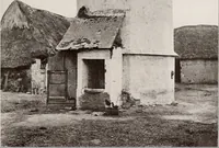 An illustration from Small French buildings; the architecture of town and country, comprising cottages, farmhouses, minor chateaux or manors with their farm groups, small town dwellings, and a few churches (1921)